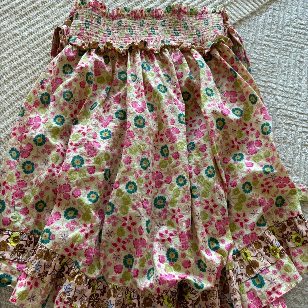New Scotch & Soda Scotch R’Belle Floral Hi-Low Skirt Sz 16